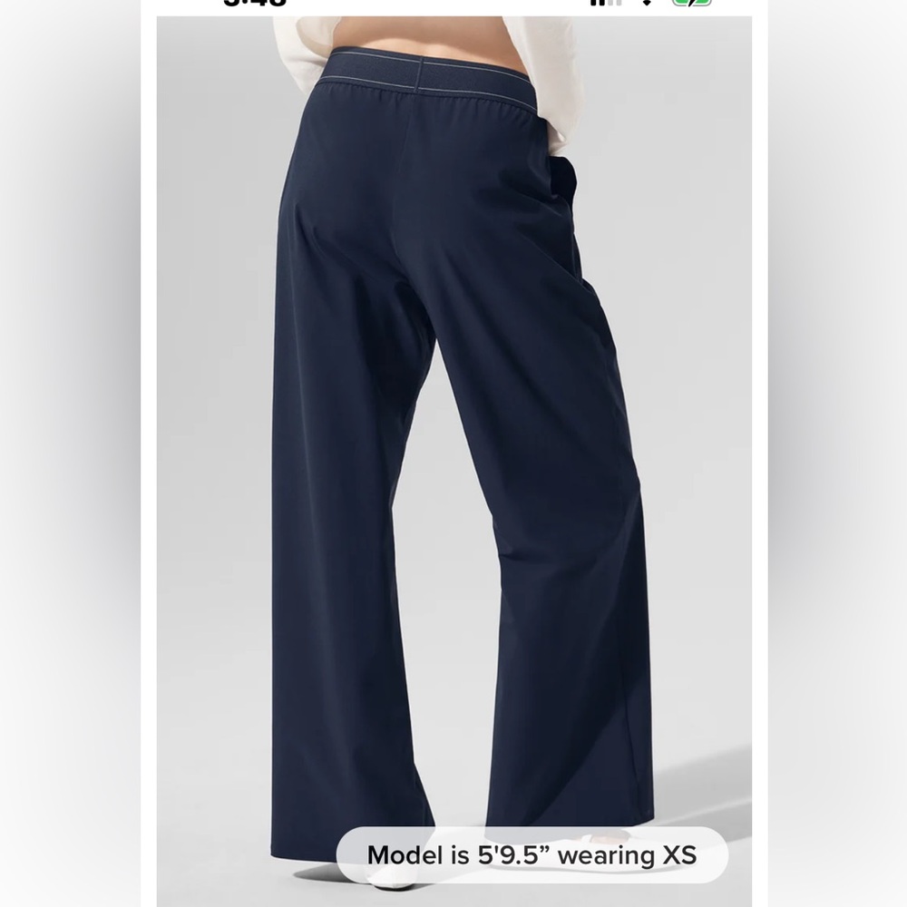 ALO Suit up trouser regular brand new size M. $148 Retail - Picture 7 of 10